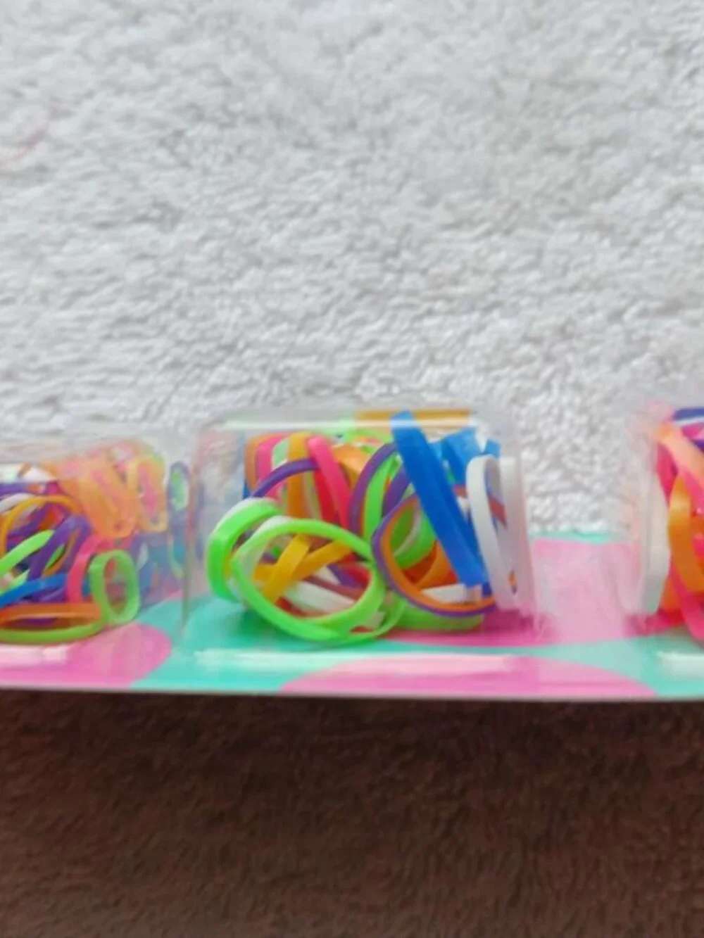 250 Goody Elastics Colored Bright Neon Mix Ouchless Poly Elastic Hair Bands 2020
